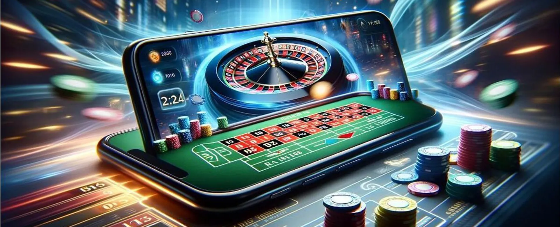 Luxurious online casino lobby with legal documents, symbolizing trust and security for Bingo Plus Free 20 users.