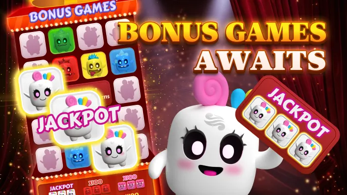 Bingo Plus Free 20 voucher with golden coins and celebration elements